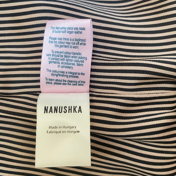 Nanushka Vegan Leather Eska Puffer Size S - Picture 6 of 6